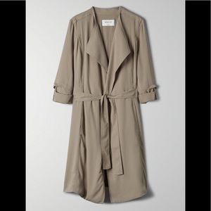 Babaton Flowy Trench Coat - XXS aritzia